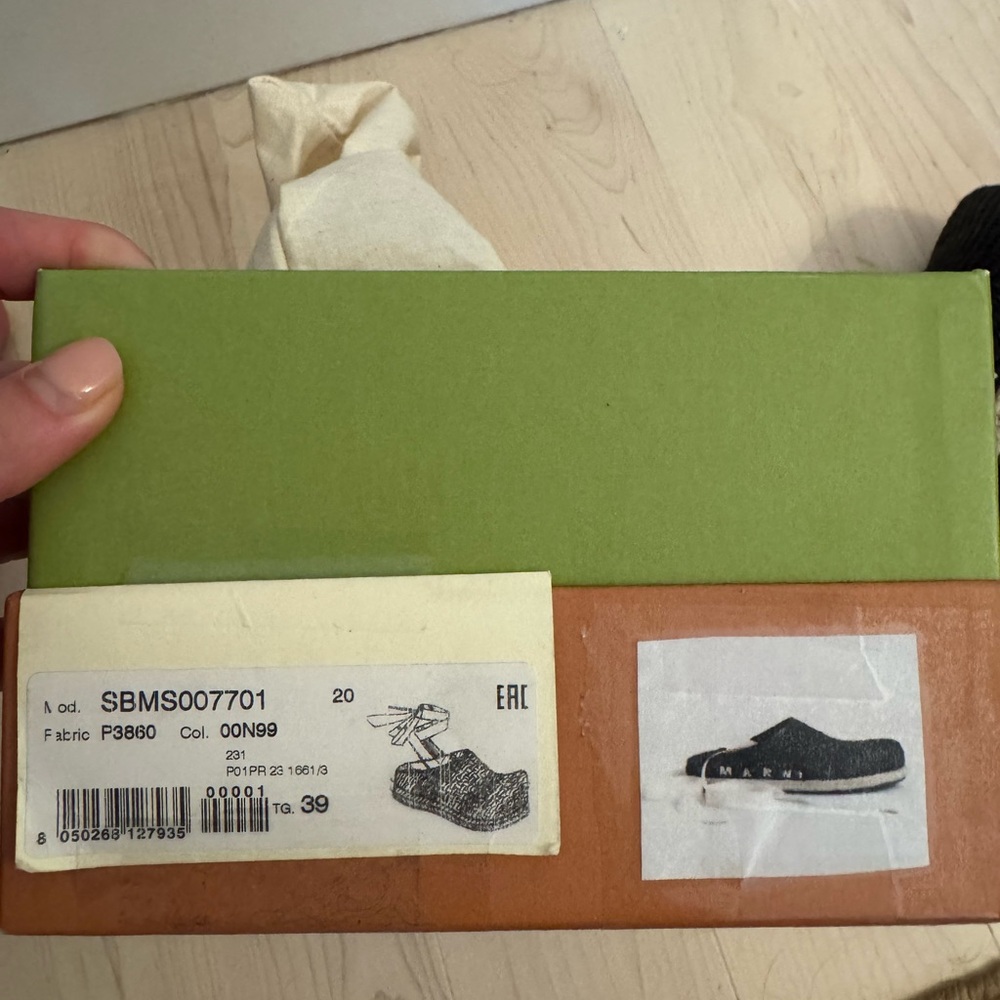 Marni Black Woven Espadrilles - Picture 4 of 7